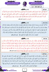 غلاف ملزمة مراجعة مركزة اسلامية محمد دحام العويسي السادس الاعدادي العلمي و الادبي 2027 pdf